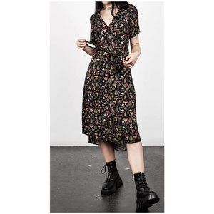 Luthian button up shirt dress
